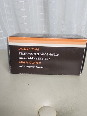 NOS Vintage Ricoh Telephoto & Wide Angle Auxiliary Lens Set